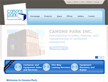 Tablet Screenshot of canonspark.com
